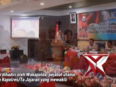 Kapolda Malut Membuka Kegiatan Taklimat Awal Audit Kinerja Tahap I
T.A 2025