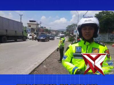 LIVE REPORT KAMSELTIBCARLANTAS Depan Terminal Bumiayu &ndash; Operasi Ketupat Candi 2026