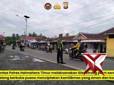 Satlantas polres haltim melaksankan strong poin - PoliceTube