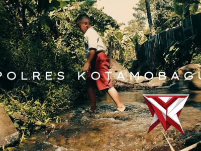 Peresmian Jembatan Motabi Polres Kotamobagu