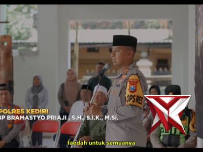 Bantuan Sumur Bor Polres Kediri Disambut Antusias Warga Gurah