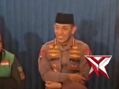 Kapolri Sambangi kedai ado presisi, ngobrol, Serap aspirasi Komunitas ojol palembang Kapolri Jender - PoliceTube