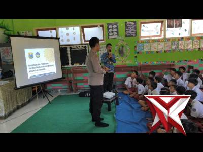 Anggota Polsek Tamanan melaksanakan Penyuluhan di SD Mengen  1    Ds. Mengen    Kec. Tamanan