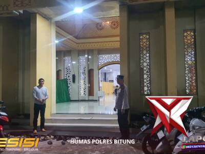 GIAT PATROLI IBADAH SHALAT TARAWIH DIMASJID - MASJID KOTA BITUNG.