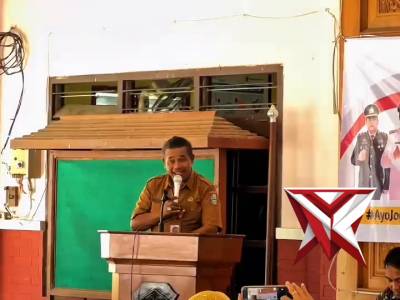 Kapolsek sambeng bersama muspika gelar sosialisasi cipta kondisi kamtibmas