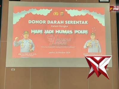 Polres Aceh Besar Gelar Donor Darah Dalam Rangka Hut Humas Polri Ke-74 Yang Mengusung Tema &ldquo;Polisi H