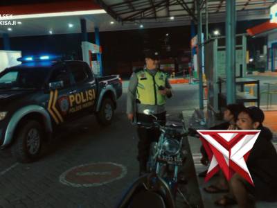 Polsek Pakisaji, Patroli Blue Light Antisipasi Gangguan Kamtibmas