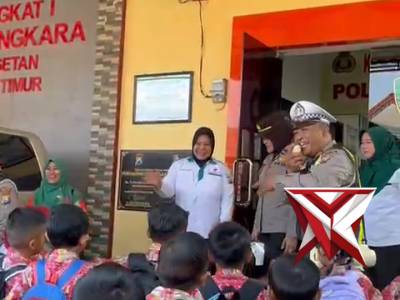 Outing Class SDN Purwosari 1 ke Polres Magetan