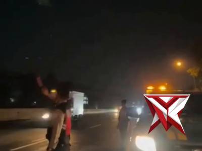 Rest Area KM 125 Cipularang arah Jakarta yang terpantau ramai lancar