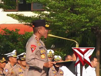 Apel launching aplikasi Sae System absensi elektronik