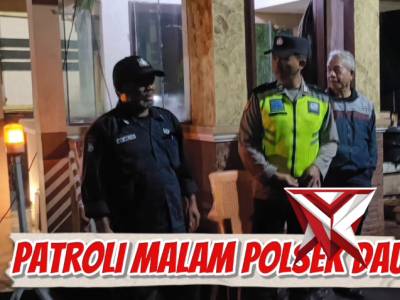 PATROLI YANMAS MALAM POLSEK DAU