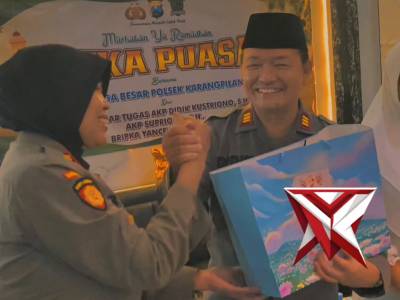 Buka puasa bersama anggota Polsek Karangpilang