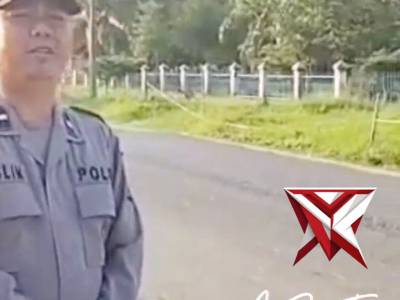 Pantauan personil Polsek BTS Ulu Polres Musi Rawas, arus balik Jalan Musirawas -Pali di wilayah Keca