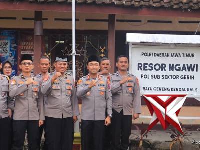 Kunjungan Kerja di Polsubsektor Gerih - PoliceTube