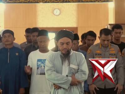 Polda Papua Barat Laksanakan Sholat Ghaib