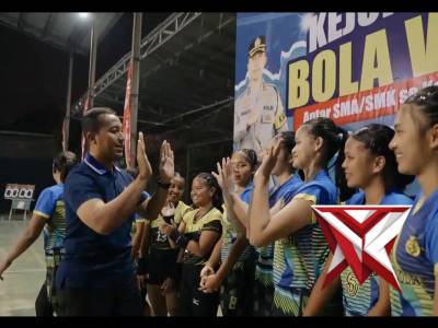 Final Kejurkab Bola Voli U-19 Kapolres Kediri Cup 2025 Jadi Puncak Antusiasme