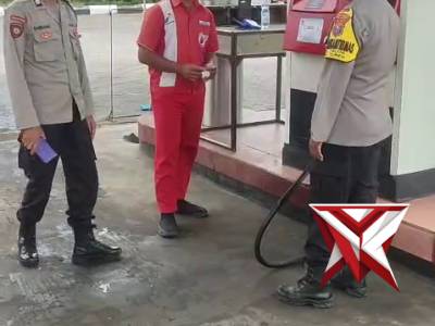 Sambang Karyawan SPBU Desa Talangsuko Aiptu Suyono Polsek Turen Polres Malang
