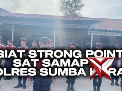Satuan Samapta Polres Sumba Barat "Giat Gatur Lalin"