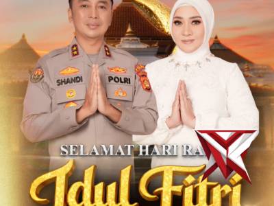 Kapolda Sumsel mengucapkan selamat idul Fitri 1447 H