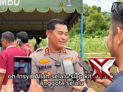 Panen raya jagung serentak polres maluku barat daya