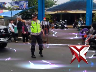 Pengamanan pasar takjil di sumberpucung