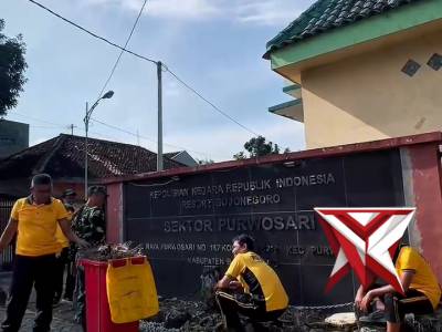 Kerja bakti bersihkan lingkungan sekitar Mako