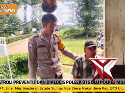 Giat Patroli sambang bhanbinka6 olsek BTS ulu - PoliceTube