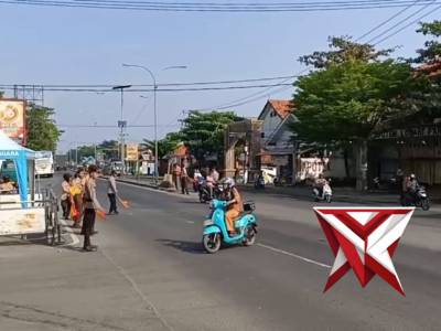 Pengaturan Arus Lalu Lintas personel Pos Pengamanan