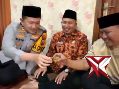Tasyakuran kepulangan ibadah umrah KABAG SDM Polres Magetan. Semoga membawa keberkahan dan kebaikan