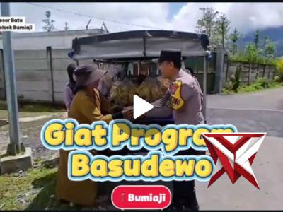 SAMBANGI WARGA MEMBERIKAN HIMBAUAN KAMTIBMAS