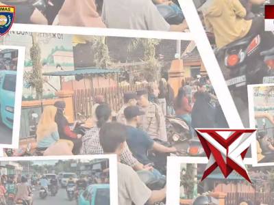 BBKTM DESA DUKUHDEMPOK POLSEK WULUHAN MELAKSANAKAN PEMBAGIAN TAKJIL
