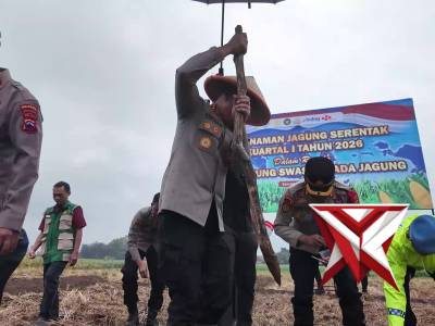 TANAM RAYA JAGUNG SERENTAK Q1 POLRESTA BANYUMAS