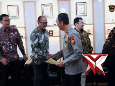 Kapolda Sumatera Selatan Irjen Pol Dr. Sandi Nugroho menerima audiensi jajaran pimpinan PLN UID S2JB