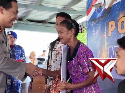 Kapolda NTT Memberikan Bantuan Sosial kepada Masyarakat