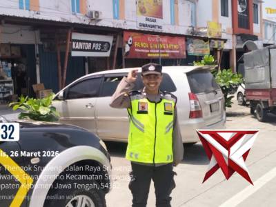 Patroli BLP siang anggota Polsek SRUWENG