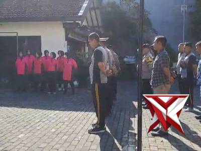 APEL pagi Polsek Singosari