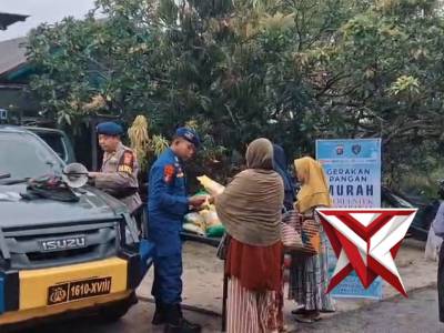 Direktorat Polairud Polda Kalteng melaksanakan Pendistribusian Beras murah SPHP
