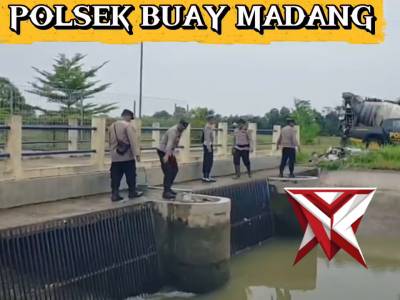 polsek buay madang melaksanakan kurve disekitaran sungai