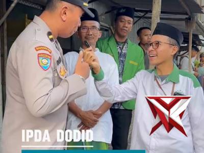 PELAYANAN PENGAMANAN DALAM RANGGA KEGIATAN MWCNU SUMBERSARI BERBAGI TAKJIL MENJELANG BUKA PUASA.
