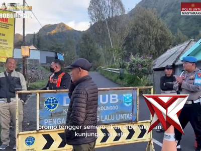 Polsek Sukapura melaksanakan pengamanan perayaan Hari Raya Nyepi Tahun Baru Saka 1948