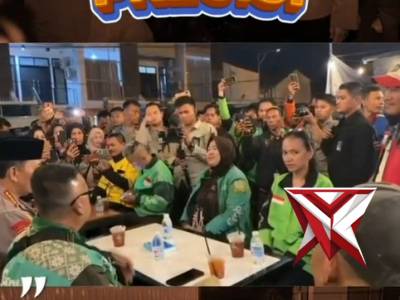 Kapolri Listyo sigit prabowo menyambangi kedai ado presisi