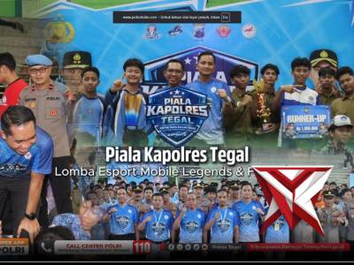 Kapolres Tegal Dorong Prestasi Digital, Turnamen E-Sport Piala Kapolres Digelar - PoliceTube