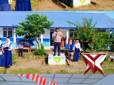 Sosialisasi anggota polsek jejawi di SMPN.4 - PoliceTube