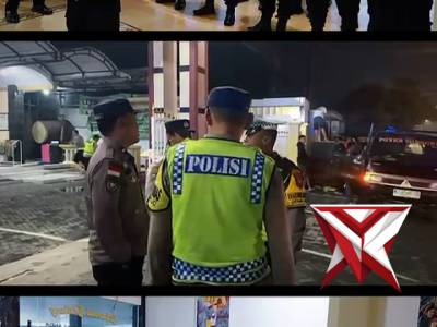 Polsek Lawang Melaksanakan Patroli Malam Takbiran Menjelang Hari Raya Idul Fitri 1447 H
