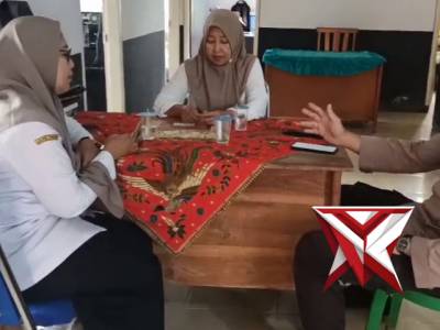 Polsek Mayang Melaksanakan Sambang  ke Perangkat Desa Tegalwaru