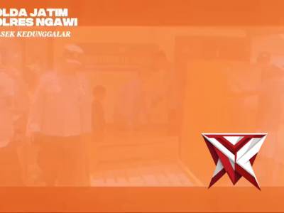 PENYERAHAN BANSOS DARI KAPOLRES NGAWI KEPADA WARGA DS. WONOKERTO, KEC. KEDUNGGALAR