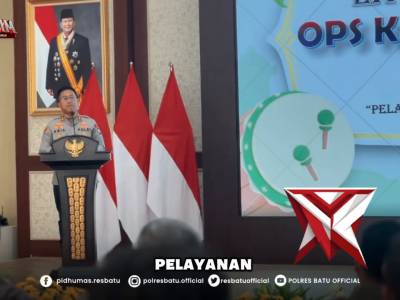 ? Siap Amankan Lebaran, Polres Batu Gelar Latpra Ops Ketupat Semeru 2026