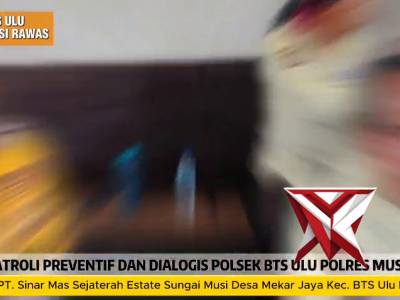 Patroli dialogis di perusahaan.