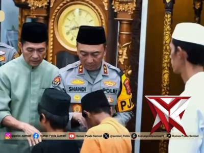 Safari ramadhan kapolda sumsel perkuat kamtibmas kota palembang