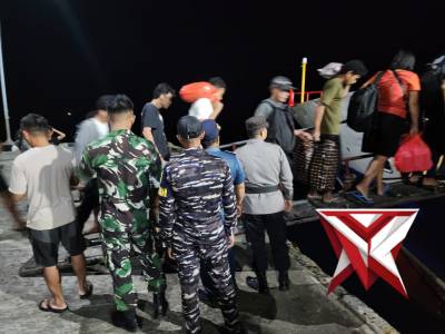 Polsek Tagulandang Berkolaborasi dengan Instansi Terkait Laksanakan Pengamanan dan Pengawasan di Pel